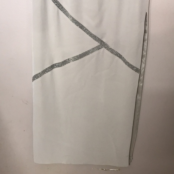 Vintage Niteline Della Roufogali long dress with beaded details size 10 - Picture 5 of 14